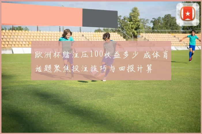欧洲杯赌注压100收益多少 成体育话题聚焦投注技巧与回报计算
